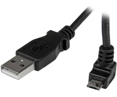 Micro Usb kampinis kabelis 1m