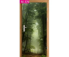 Miglotas miškas, lipni durų plėvelė, lipdukas
