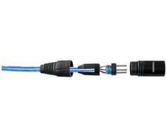 Mikrofono kabelis Pronomic Xfxm-mėlynas-5, Xlr, mėlynas metalikas, 5 m