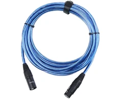 Mikrofono kabelis Pronomic Xfxm-mėlynas-5, Xlr, mėlynas metalikas, 5 m
