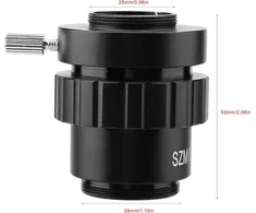 Objektyvas Mikroskopo objektyvo adapteris 0.5x C-mount, 1/2 Ctv