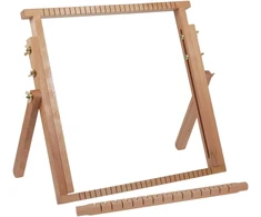 Milward audimo staklės: prailginamos: buko mediena, 40x40-61cm