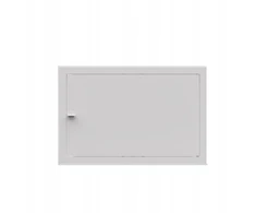 Mimet metalinės baltos revizinės durelės 80x60 su rankenėle