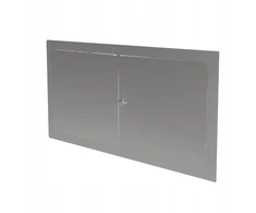 Mimet metalinės revizinės durelės 100x80 nerūdijančio plieno su raktu