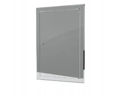 Mimet metalinės revizinės durelės 40x50 nerūdijančio plieno su raktu