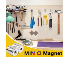 Min Ci 16 neodimio magnetų rinkinys, stiprūs dideli magnetai su skyle 18 x 3 mm M5, prisukami magnetai su įleidimu, skirti prisukti sriegiu, apvalus puodo magnetas, virtuvės spintelės magnetas, plokščias