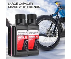 Mineralinis aliejus, 300 ml mineralinis aliejus, skirtas Shimano, Tektro ir Trp hidrauliniams diskiniams stabdžiams.