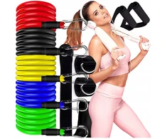 Minexo sport pasipriešinimo gumos treniruotėms – 5 pasipriešinimo lygiai