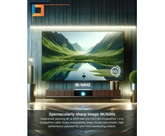 Mini Displayport į Displayport 1.4 Kabelis 8k/60hz, 4k/144hz, 2k/240hz