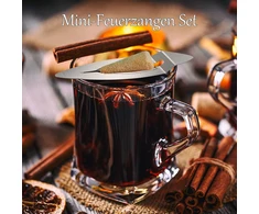 Mini "feuerzangenbowle" rinkinys: 6 cukraus replės