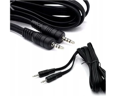 Mini Jack 3.5 mm - Mini Jack 3.5 4pin ausinių mikrofono kabelis 5m Trrs