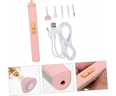 Mini nagų freza, elektrinė dildė Elegance, rožinė