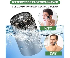 Mini skustuvas vyrams Electric 2025 Portable Mini Shaver Electric Mini Shaver vyrams su Led ekranu Atsparus vandeniui Wet and Dry Shaver Deep Cleaning Shaver dovana vyrams
