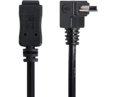 Mini Usb 5p 90° kampu įstrižas prailginimo laidas, 20 cm