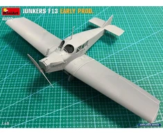 Miniart 48002 1:48 Junkers F13. Ankstyvoji gamyba - tiksli kopija, modeliavimas, plastikinis rinkinys, amatai, hobis, klijavimas, modelio rinkinys, surinkimas, nedažytas