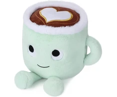 Minkštas latte puodelio pliušinis žaislinis pagalvė, suaugusiems ir vaikams.