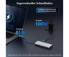 Minthouz usb c dokas, 12-in-1 trigubas monitoriaus usb c šakotuvas, skirtas dell hp lenovo, thunderbolt4 ir 100w pd, 4k@144hz dp+2×hdmi, 4×type 3.0/2.0, gigabitinis lan, sd/tf mini dokas, skirtas win11/macos13+linux