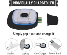 Miserwe kepurė su šviesa, unisex kepurė su led šviesa, usb įkraunama bėgimo kepurė, alpinė kepurė, dovanos vyrams ir moterims, paaugliams