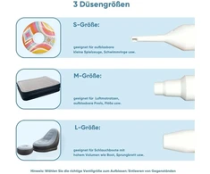 Misomo elektrinis oro siurblys pripučiamiems oro čiužiniams, baseinams, plaukimo ratams, žaislams, Ac 220-240v 2 viename pripūtimui ir išpūtimui su 3 priedais