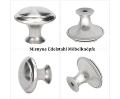 Misuyue 10 vnt. spintelių rankenėlių rinkinys, sidabrinės, baldų rankenėlės, nerūdijančio plieno, stalčių rankenėlės, 27 mm durelių rankenėlės virtuvės spintelėms, drabužių spintai, komodos rankenėlės