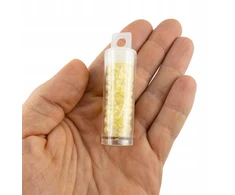 Mixform Stikliniai karoliukai buteliuke 10g 4mm geltoni
