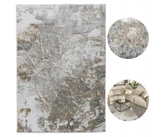 Modernus kilimas 160x230 Marmuras Glamour svetainei, minkštas, madingas, blizgus
