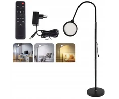 Modernus pastatomas led šviestuvas su plačiu gaubtu + nuotolinio valdymo pultas 158cm premium