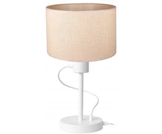 Modernus stalinė naktinė lempa boho jute led