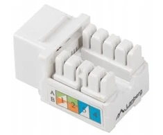 Modulis Keystone Kat.6 Utp Rj45 Lsa Lan adapteris kampinis kištukas Lanberg
