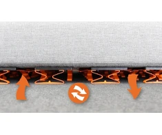Moduloflex plokštė - spyruoklinė sistema 80/90 x 200 cm - 1.6/1.8 m²