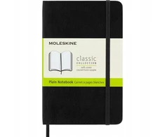 Moleskine Classic P (9x14cm) užrašų knygelė, lygi, minkštas viršelis, 192 puslapiai, juoda