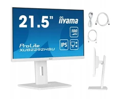 Monitorius 21,5" Iiyama Xub2292hsu-w6 |ips| 1920x1080 (fhd)|100hz|0,4ms|pivot
