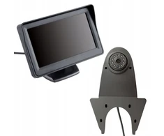 Monitorius 4,3'' kamera autobusui kemperiui ekskavatoriui rinkinys