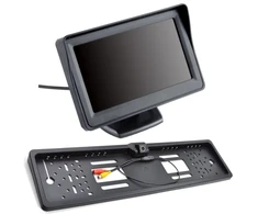 Monitorius ir atbulinės eigos kamera su 8 Led, 4.3 colių