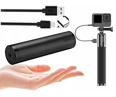 Objektyvas Monopod Grip laikiklis kamerai + Powerbank