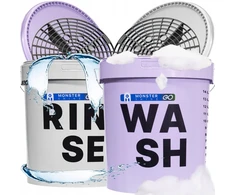 Monster Shine kibirai automobilio plovimui Wash Rinse 2 separatoriai rinkinys