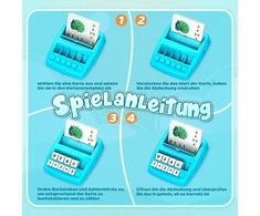 Montessori kortelių žaislas, mokymasis skaityti, Jinxful žaislas vaikams nuo 3 4 5 6 7 8 metų berniukams ir mergaitėms, lavinamieji žaidimai su raidėmis nuo 3-8 metų, įgūdžiai, skaitymas