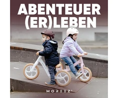 Moreez® balansinis dviratis nuo 2 metų [2-5 metų] itin lengvas vaikiškas balansinis dviratis su apsauga nuo kritimo, ergonomiška sėdyne, 50 kg pradūrimui atsparūs 12 colių ratai, neslystantis kojų atramos paviršius, reguliuojamo aukščio mergaitėms, horten