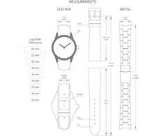 Morellato Save The Nature Collection Zante Mod vyriškas laikrodžio dirželis iš perdirbtos odos pluošto A01x5393d16, mėlynas, apyrankė