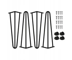 Moria Design 4 vnt. Metalinių plaukų segtukų kojelių, 41 cm, 3 strypų