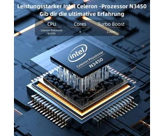 Morostron 14.1 colio nešiojamas kompiuteris, celeron keturių branduolių iki 2.2ghz, 4gb ram ir 192gb ssd, w11 nešiojamas kompiuteris su fhd ips, plonas ir lengvas nešiojamasis kompiuteris, skirtas darbui ir mokslams, pilkas, wps