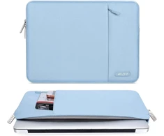 Mosiso nešiojamojo kompiuterio dėklas 14 colių/14 colių, suderinamas su hp lenovo dell asus acer, hp stream, dell latitude, lenovo ideapad, poliesterio vertikalaus stiliaus krepšys nešiojamam kompiuteriui, air mėlynas