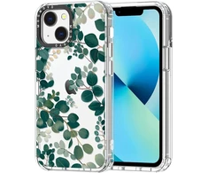 Mosnovo dėklas, skirtas iphone 13 - skaidrus, plonas, smūgiams atsparus tpu+pc telefono dėklas, [2 metrų kritimo apsauga/apsauga nuo lupimosi] - eucalyptus