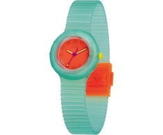 Moteriskas laikrodis Hip Hop Hero.32, 32mm, zalias silikoninis dirzelis
