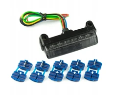 Motociklinis galinis Led mini žibintas Str8 12v su posūkio signalais E11 dūminis