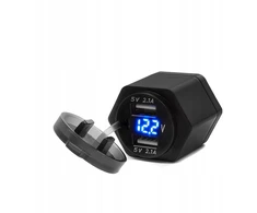 Motociklinis usb lizdas voltmetras din bmw triumph