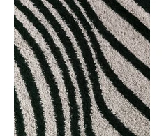 Möve Illusions Imprint vonios rankšluostis 67 x 140 cm 100% medvilnė Cashmere / Juodas