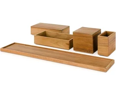 Möve Teak medinių indų rinkinys 5 dalys, 50 x 10 x 11 cm