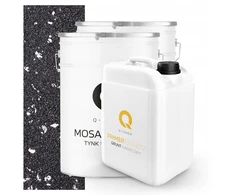 Mozaikinis tinkas juodas su sidabrine žėrute M52 dervos pagrindu 2x 25kg + gruntas 13m2