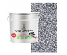 Mozaikinis tinkas pilkas vidaus ir išorės Mozaika Premium 7kg dervos
